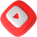 YouTube logo icon linking to Dot Media's official channel.